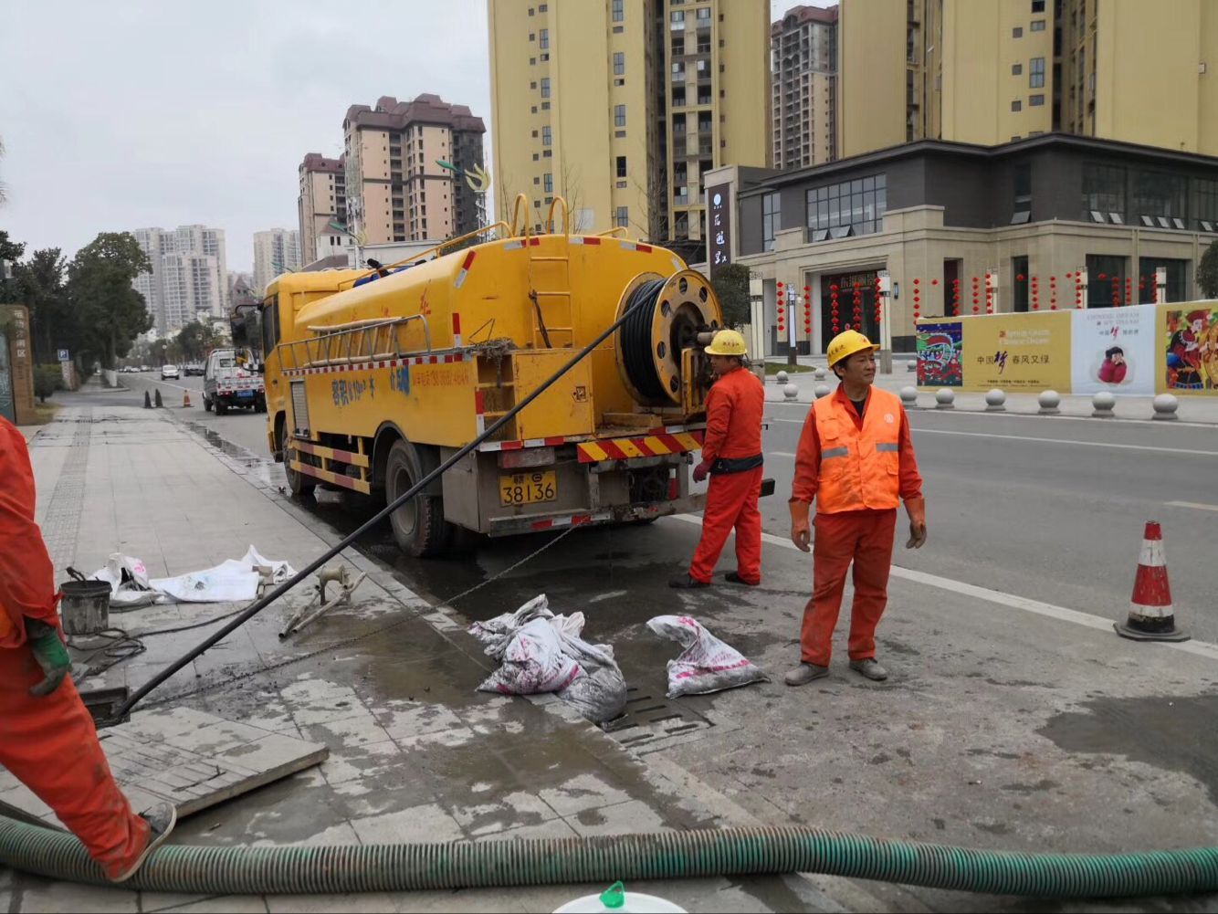 王益排污管道清淤-管道清洗